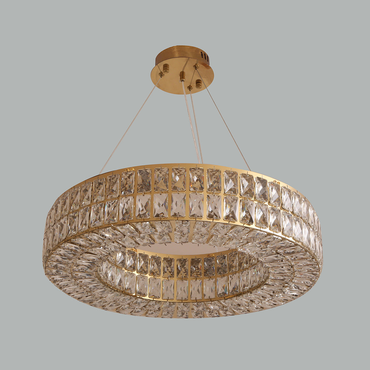 Shop Glamour Crystal 600mm (3 Colour) LED Chandelier Bangalore