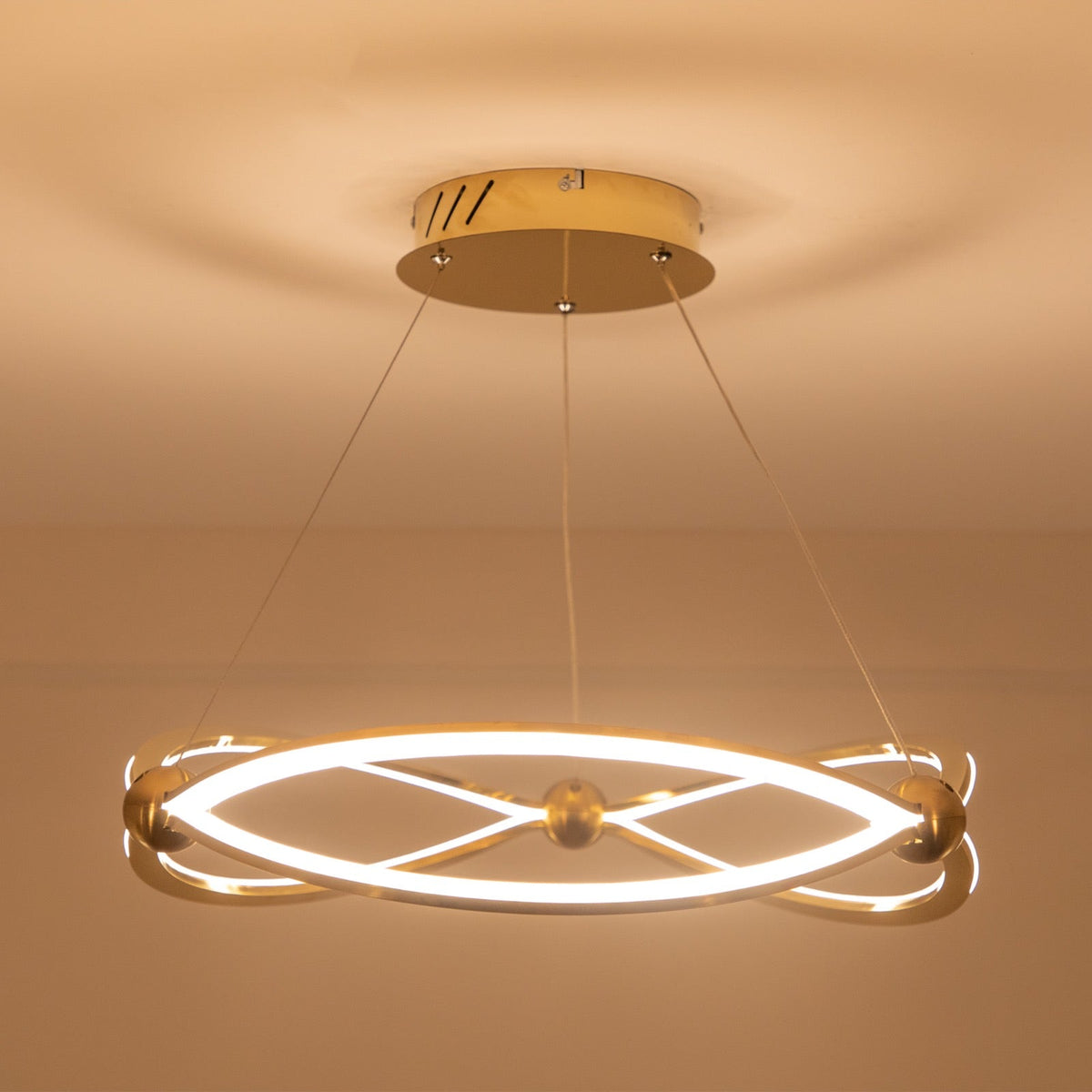 Buy Globe-Trotter Smart (Dimmable &amp; Remote) LED Chandelier Living Room