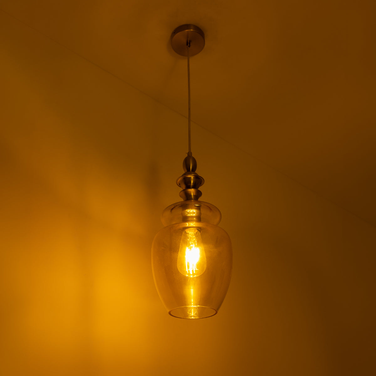 Buy Golden Era Amber Pendant Light Interior Lights