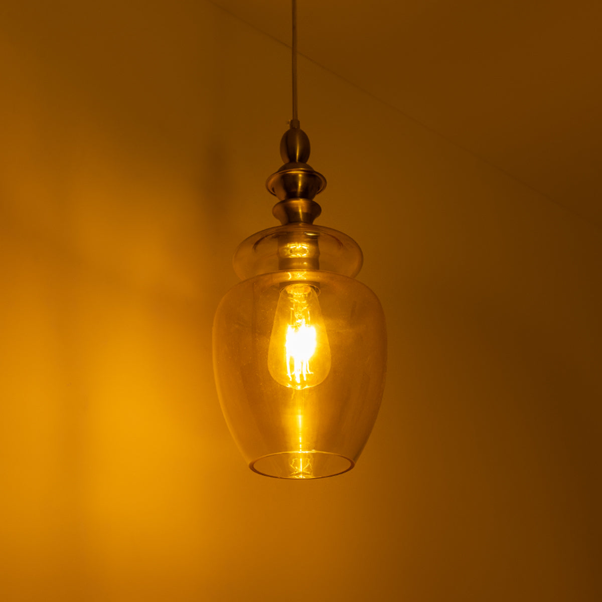 Buy Golden Era Amber Pendant Light Interior