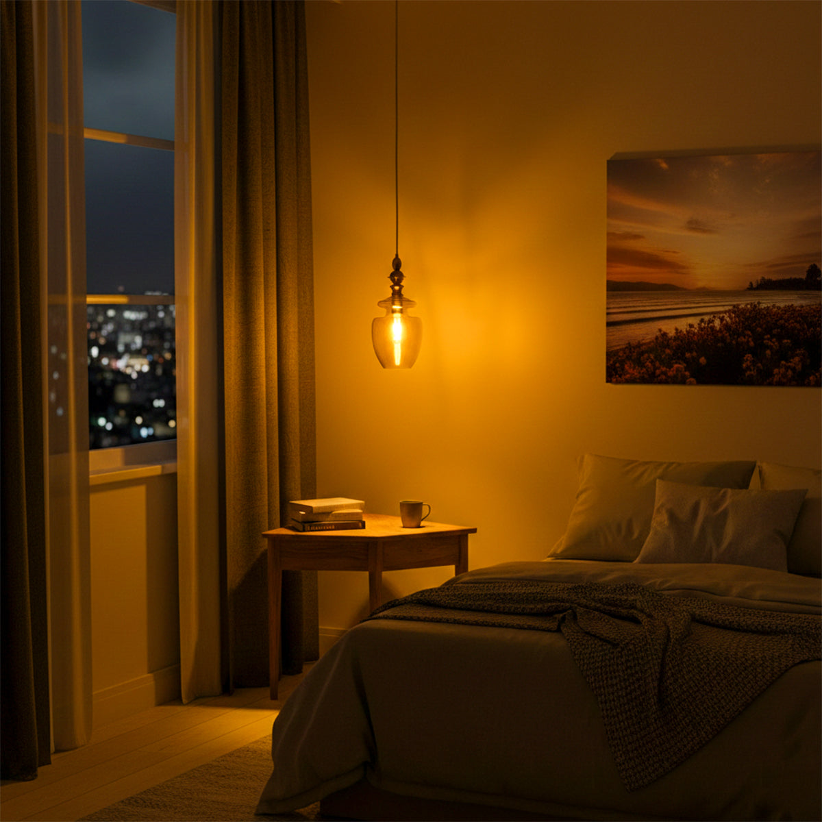 Buy Golden Era Amber Pendant Light livingroom