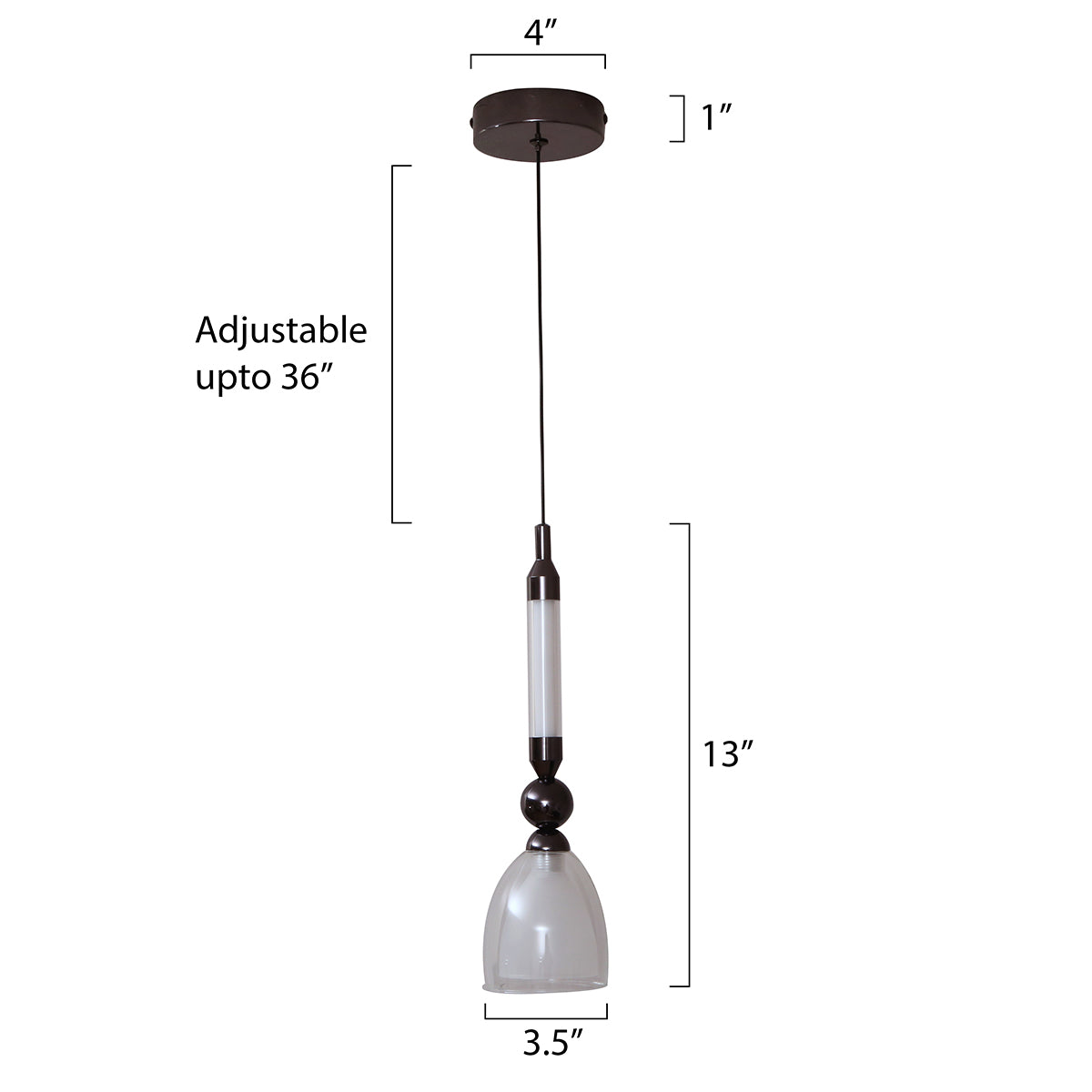 Buy Good Times Black LED Pendant Light Living Room