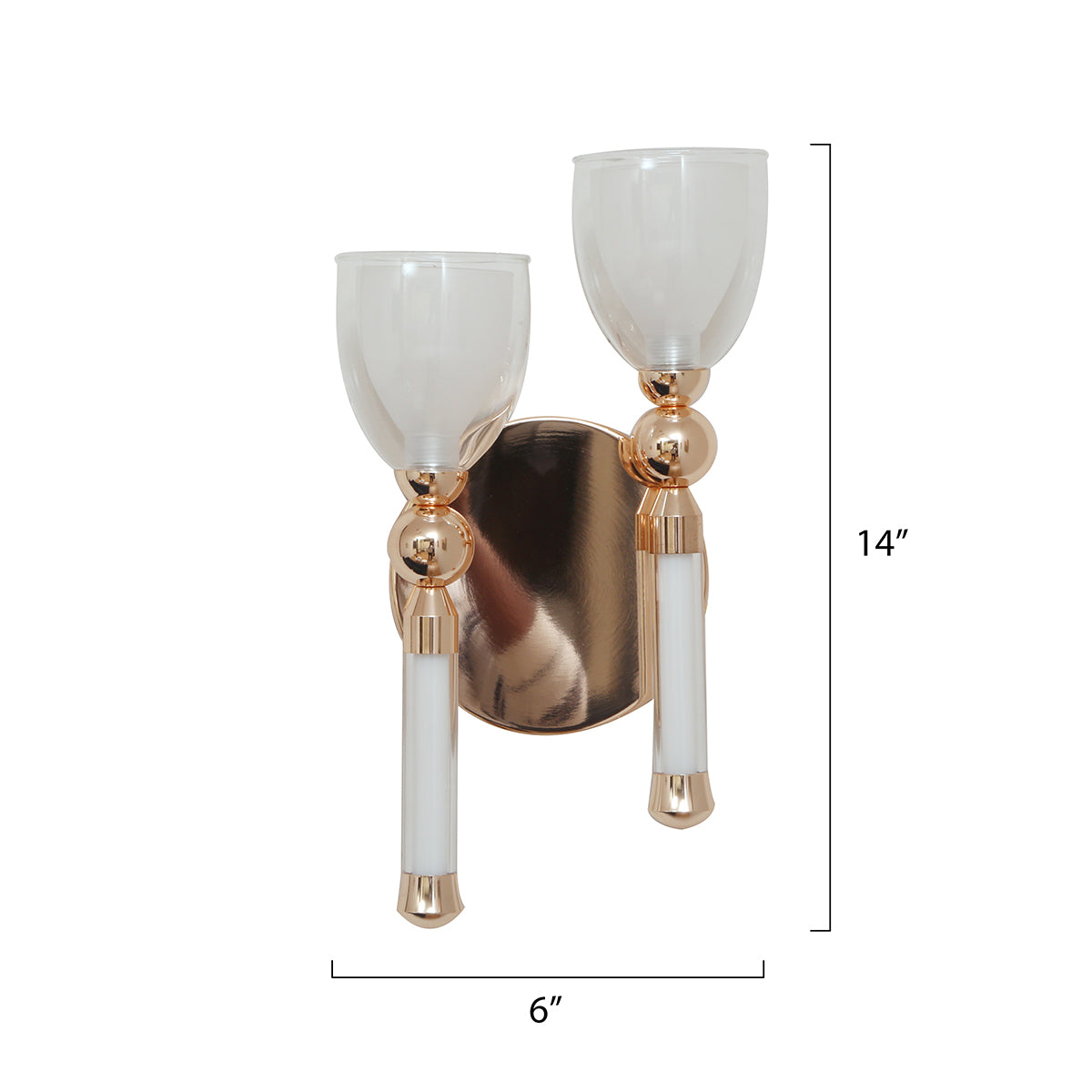 Buy Good Times Gold Double LED Wall Light Bangalore