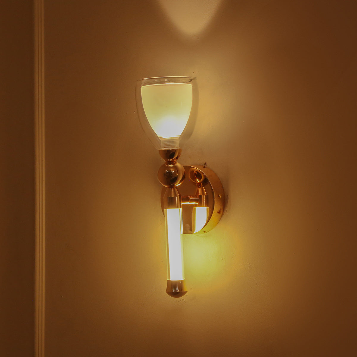 Buy Good Times Gold Single LED Wall Light Online