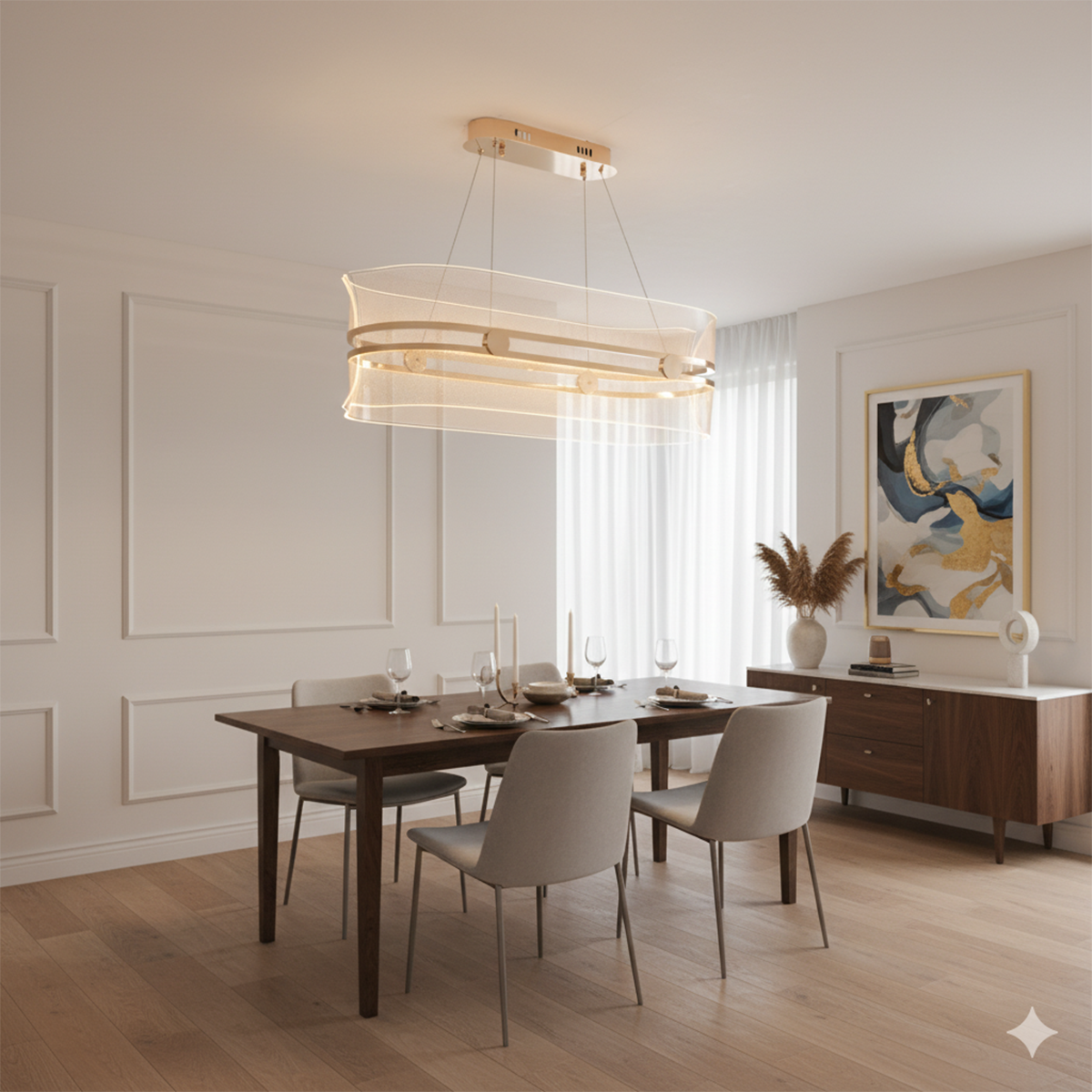 Buy Goodwill (3 Colour) LED Chandelier Decorative Lights