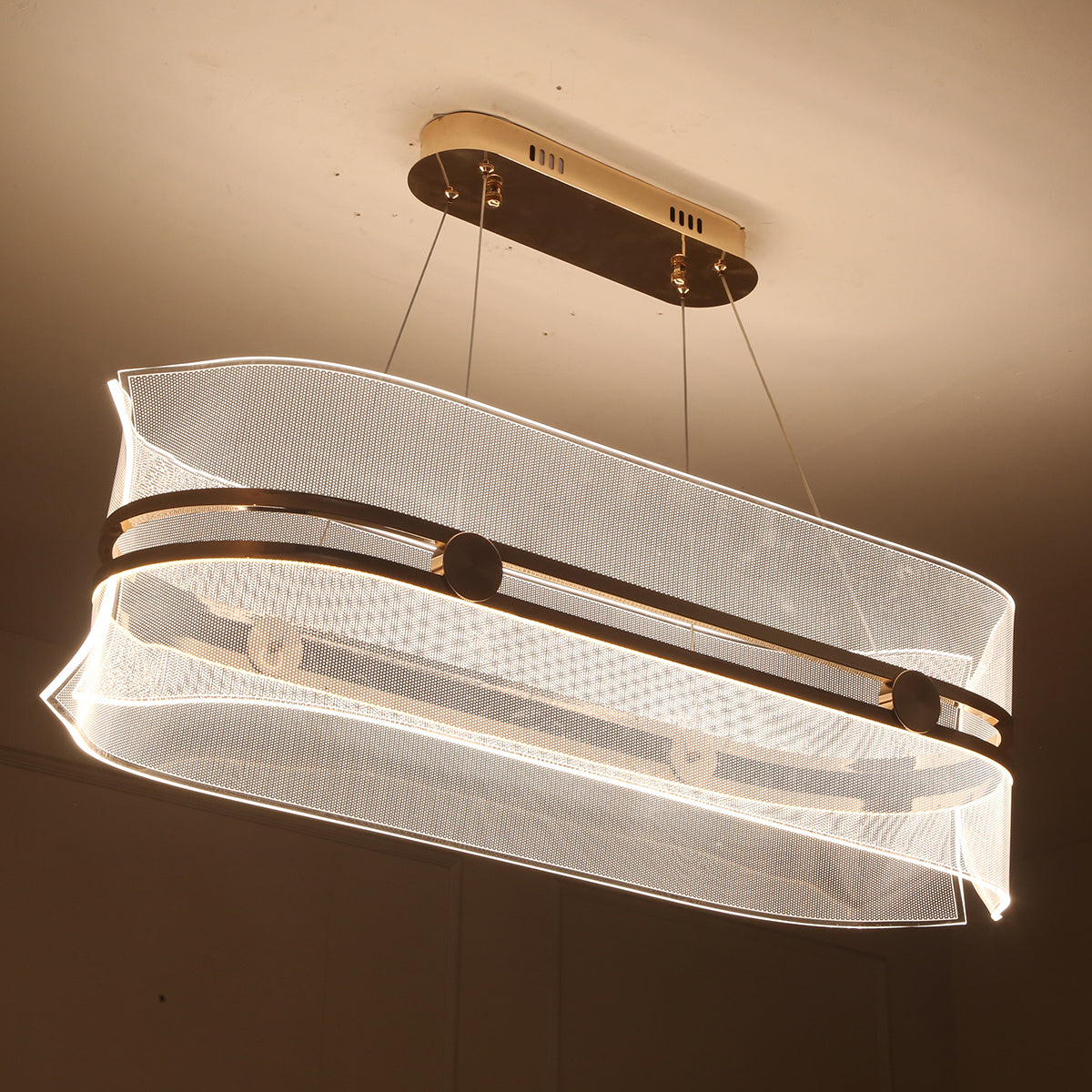 Buy Goodwill (3 Colour) LED Chandelier Dining Room