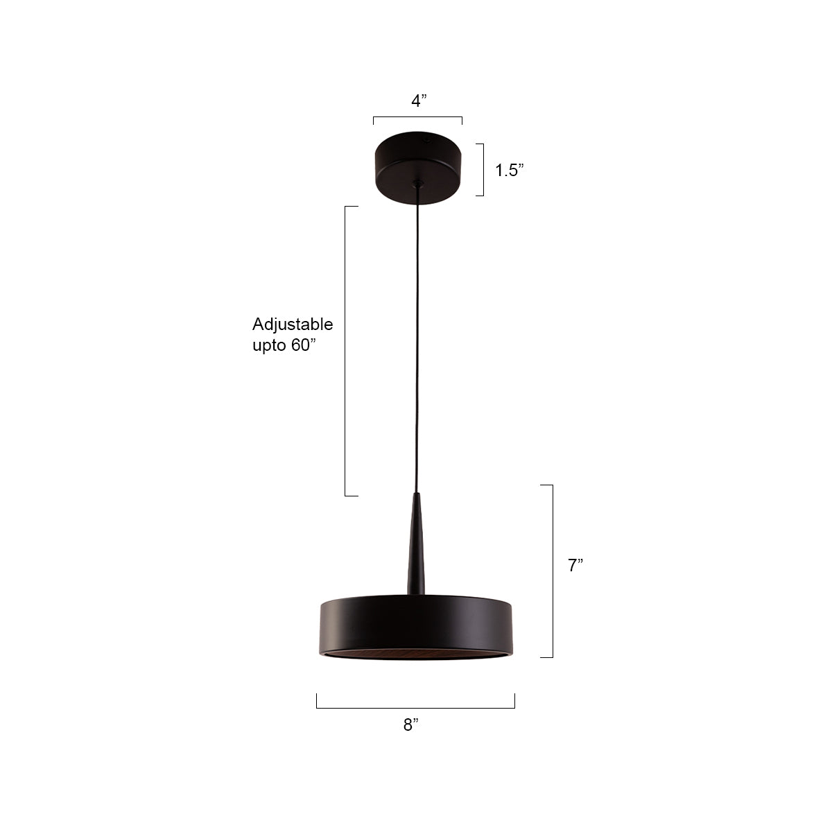 Buy Great Joy LED Pendant Light size