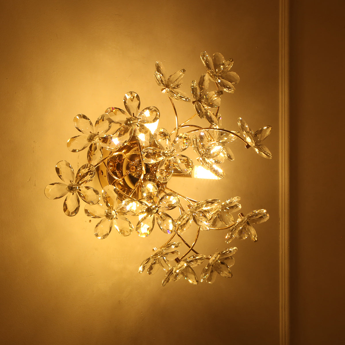 Buy Head Turner Crystal LED Wall Light Online