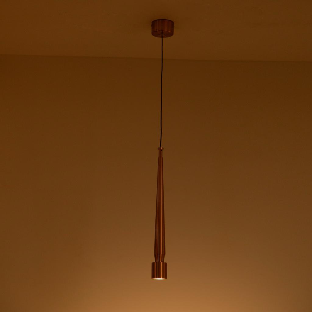 Buy Heartbeat Rose Gold LED Pendant Light online