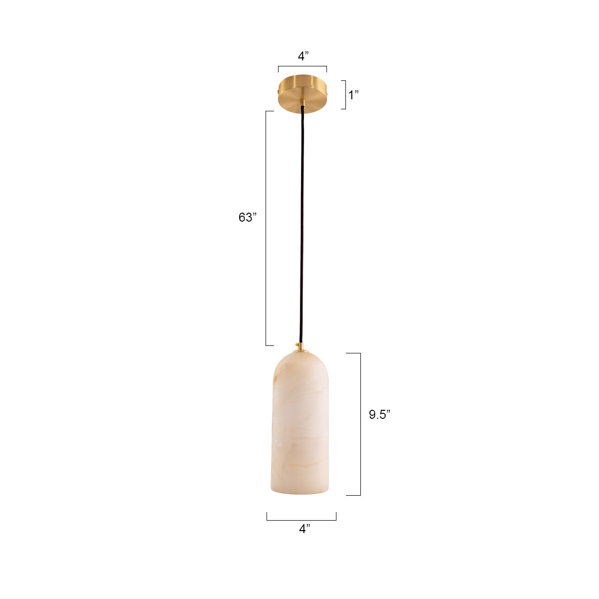 Buy Heavenly Spanish Marble Pendant Light size