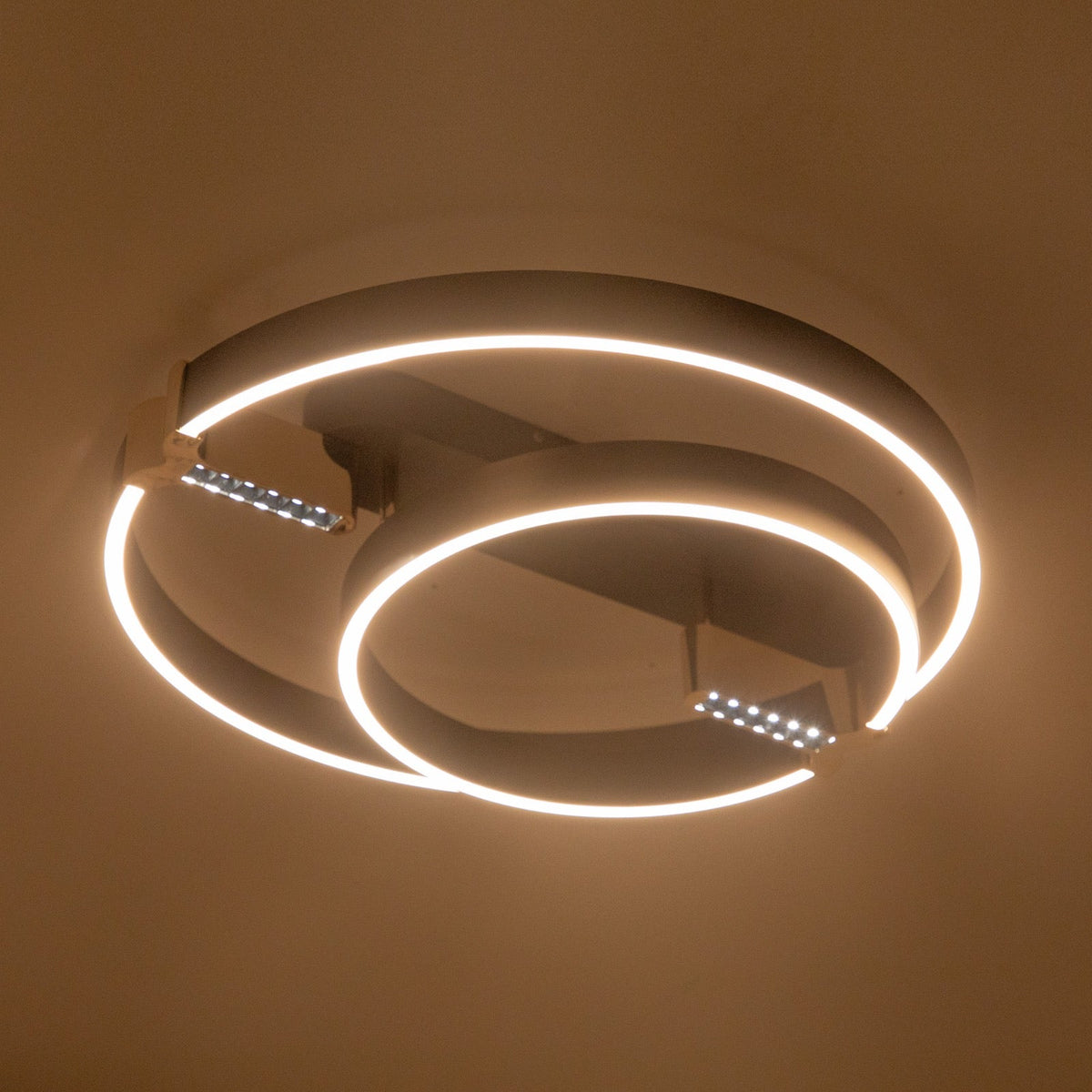 Buy Hustle On Smart (Dimmable &amp; Remote) LED Chandelier ceiling flushed chandelier