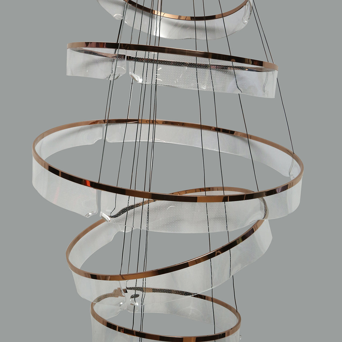 Buy Incredible Smart (Dimmable &amp; Remote) Double Height LED Chandelier Bangalore
