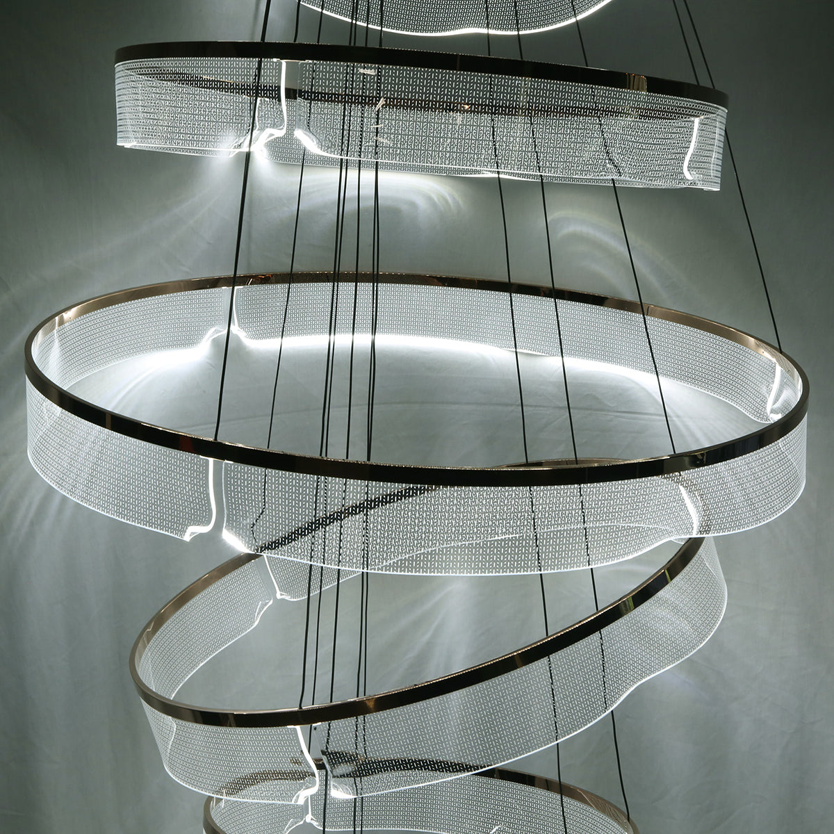 Buy Incredible Smart (Dimmable &amp; Remote) Double Height LED Chandelier Living Room