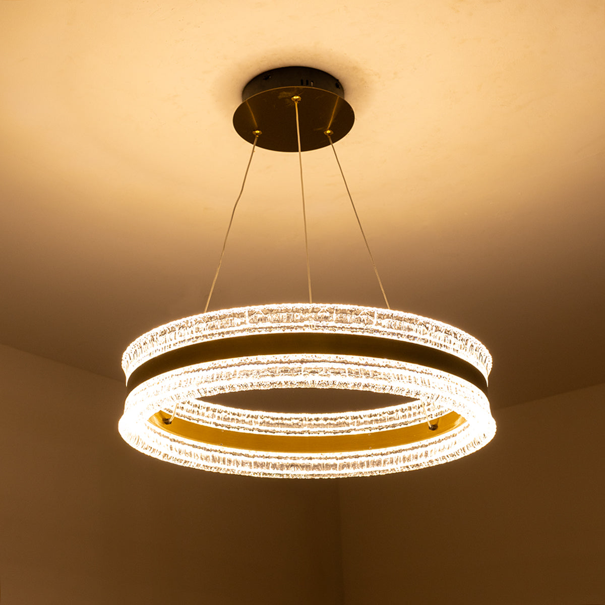 Buy Infinity Glow 3 Colour LED Chandelier Interior