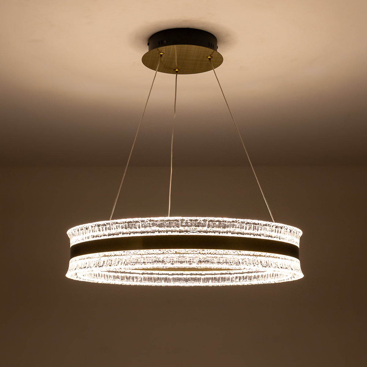 Buy Infinity Glow 3 Colour LED Chandelier bangalore