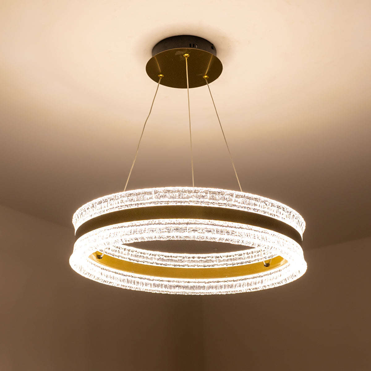 Buy Infinity Glow 3 Colour LED Chandelier online bangalore