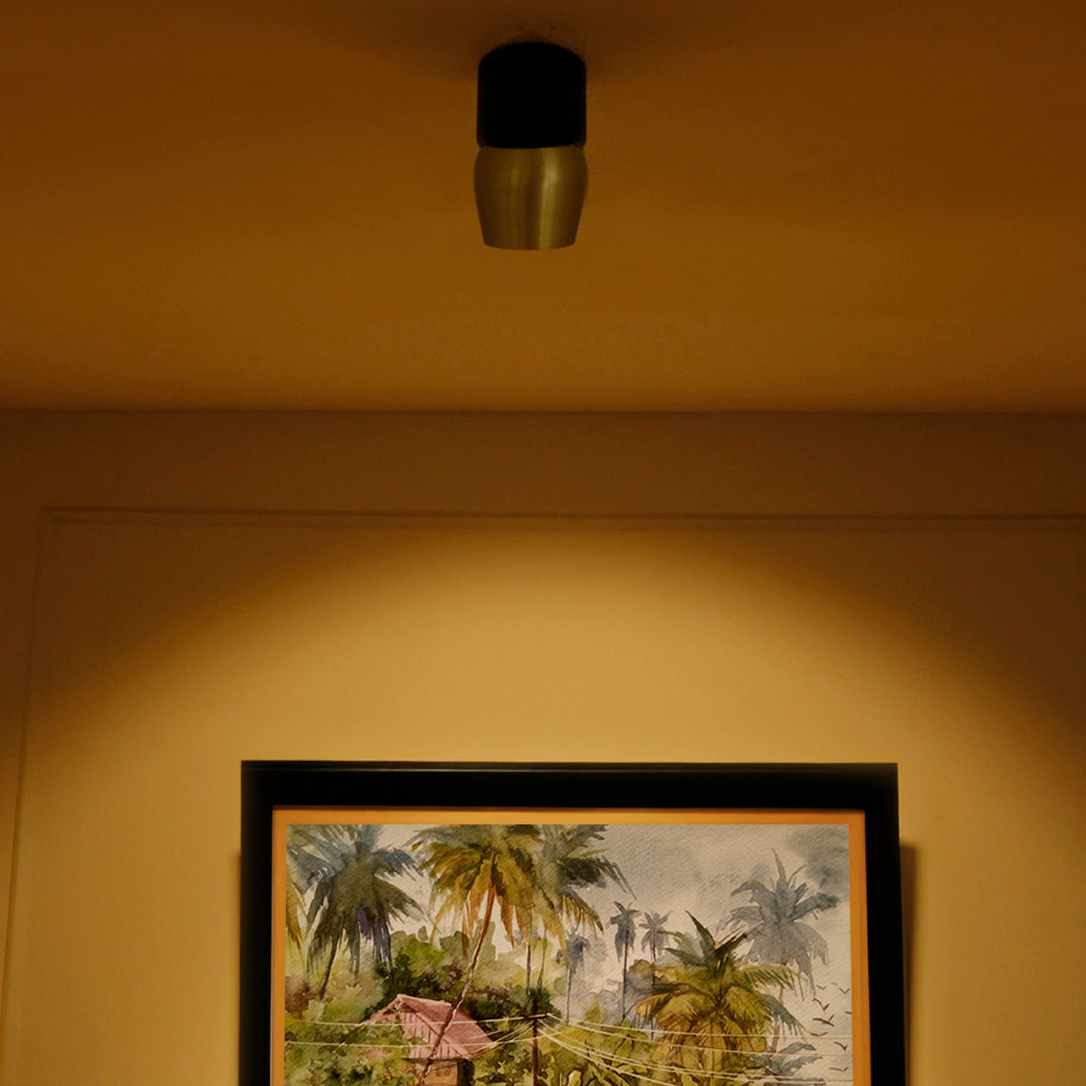 Buy Isha Tiltable Brass LED Spot Light Online