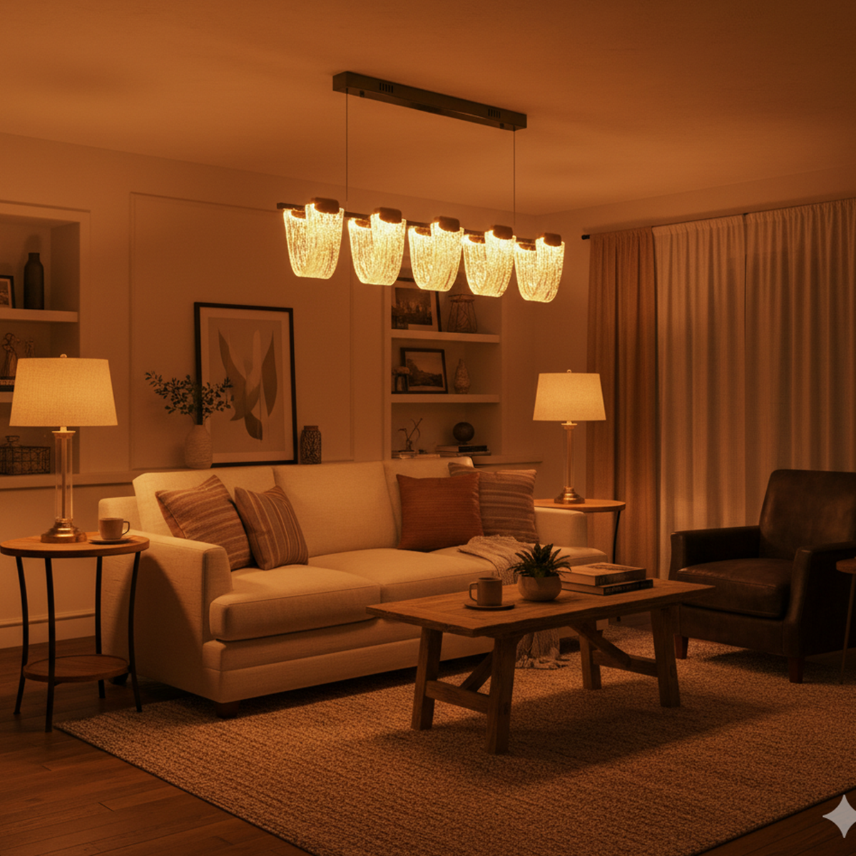 Buy Journey To Moon LED Chandelier Bangalore