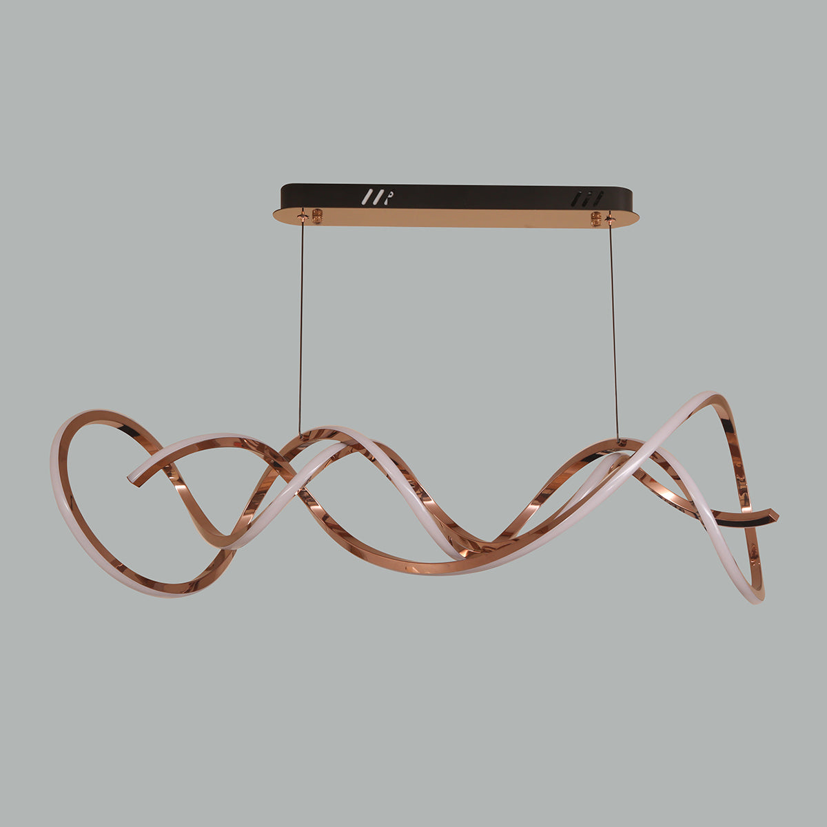 Buy LUX Rose Gold Smart ( Dimmable & Remote) LED Chandelier Interior Lights