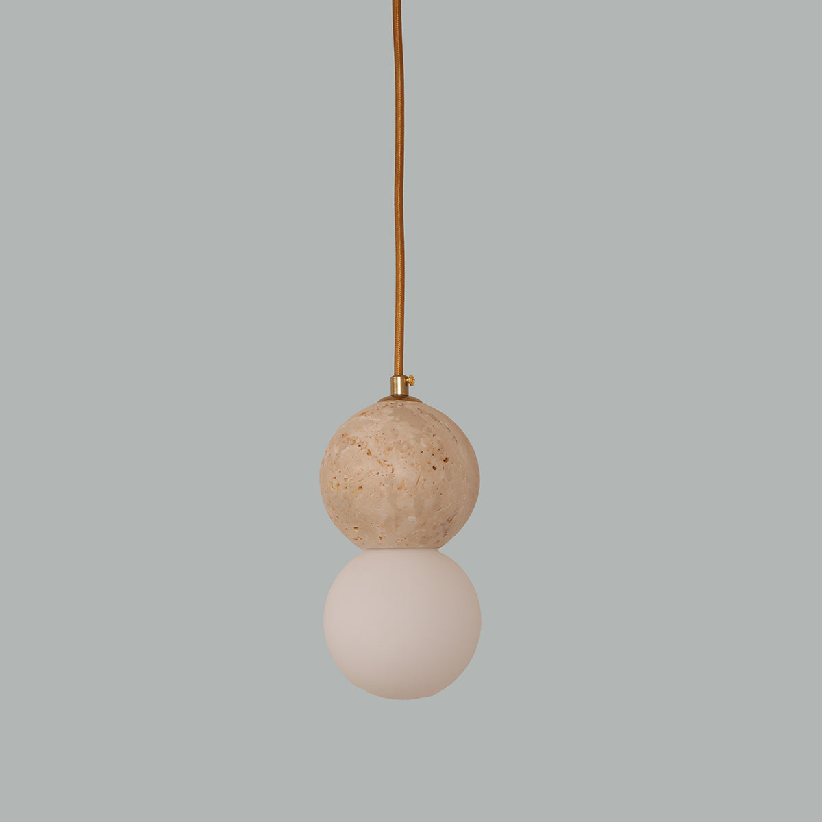 Buy Leave a Mark Travertine LED Pendant Light Living Room