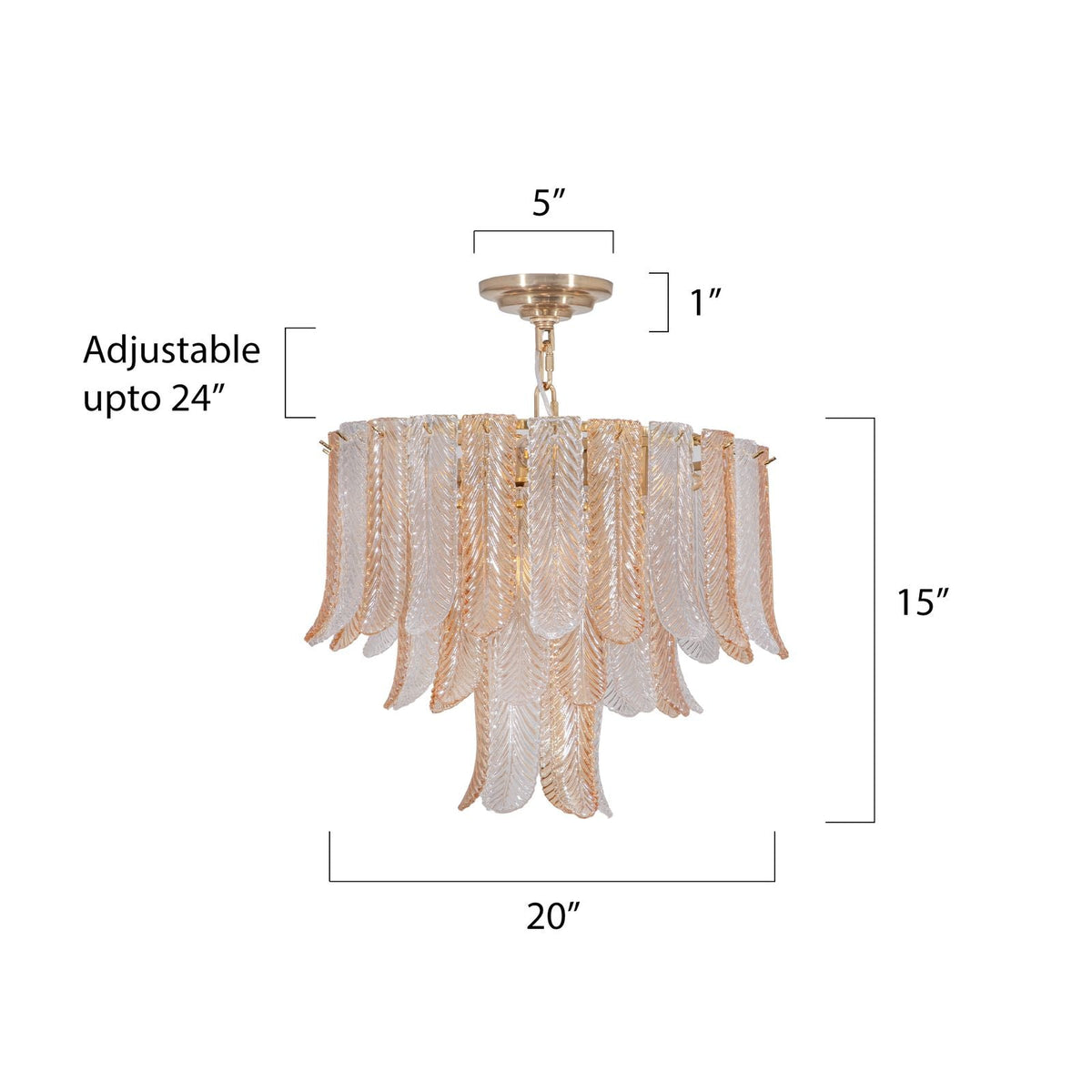 Buy Lily 500mm Chandelier Bangalore
