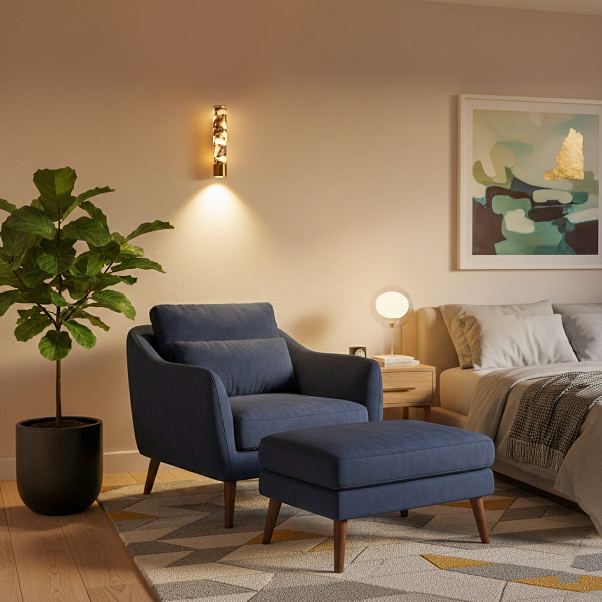 Buy Linea Bvgari Marble Glow LED Wall Light interior Decorative