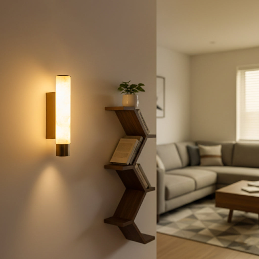 Buy Linea Marble Glow medium LED Wall Light interior Lights