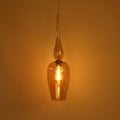 Live On Amber Pendant Light