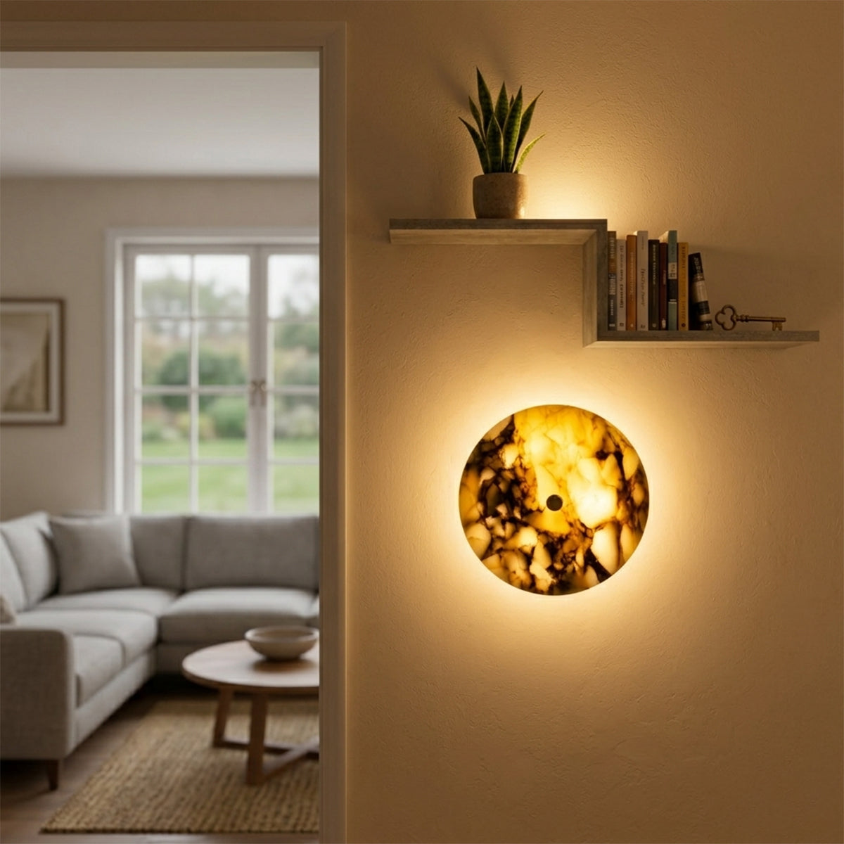 Buy Look Inside Marble LED Wall Light livingroom