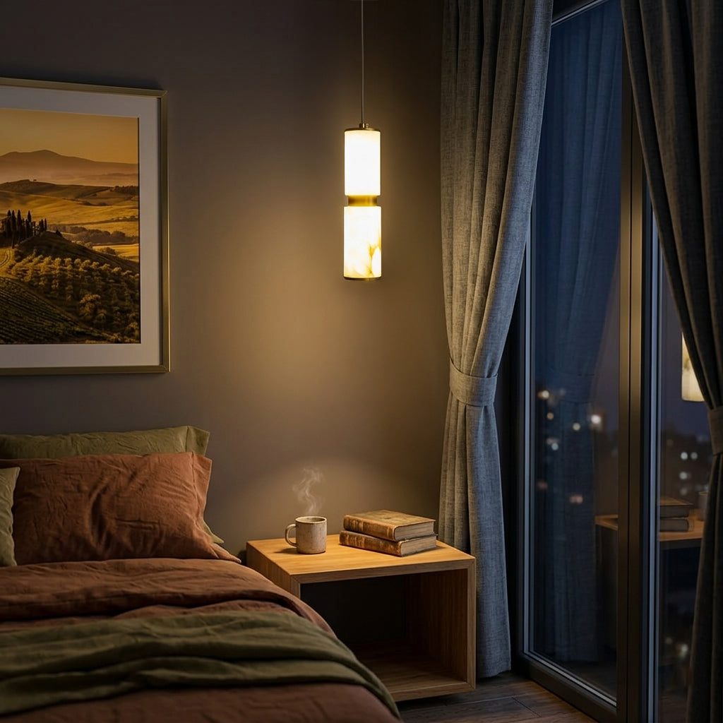 Buy Lost in Paradise Marble LED Pendant Light livingroom