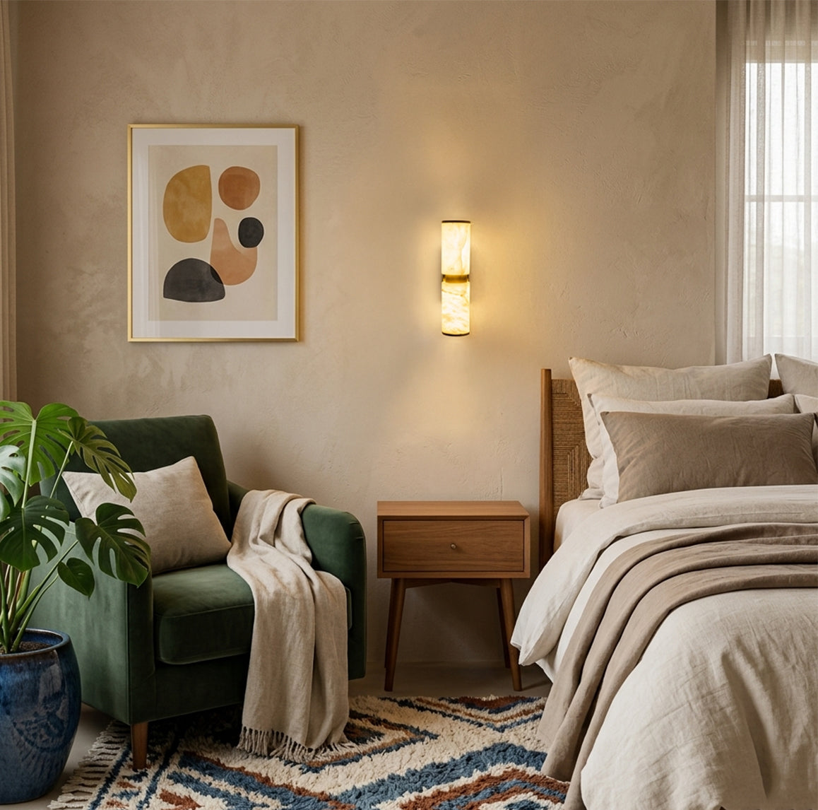 Buy Lost in Paradise Marble Wall Light livingroom