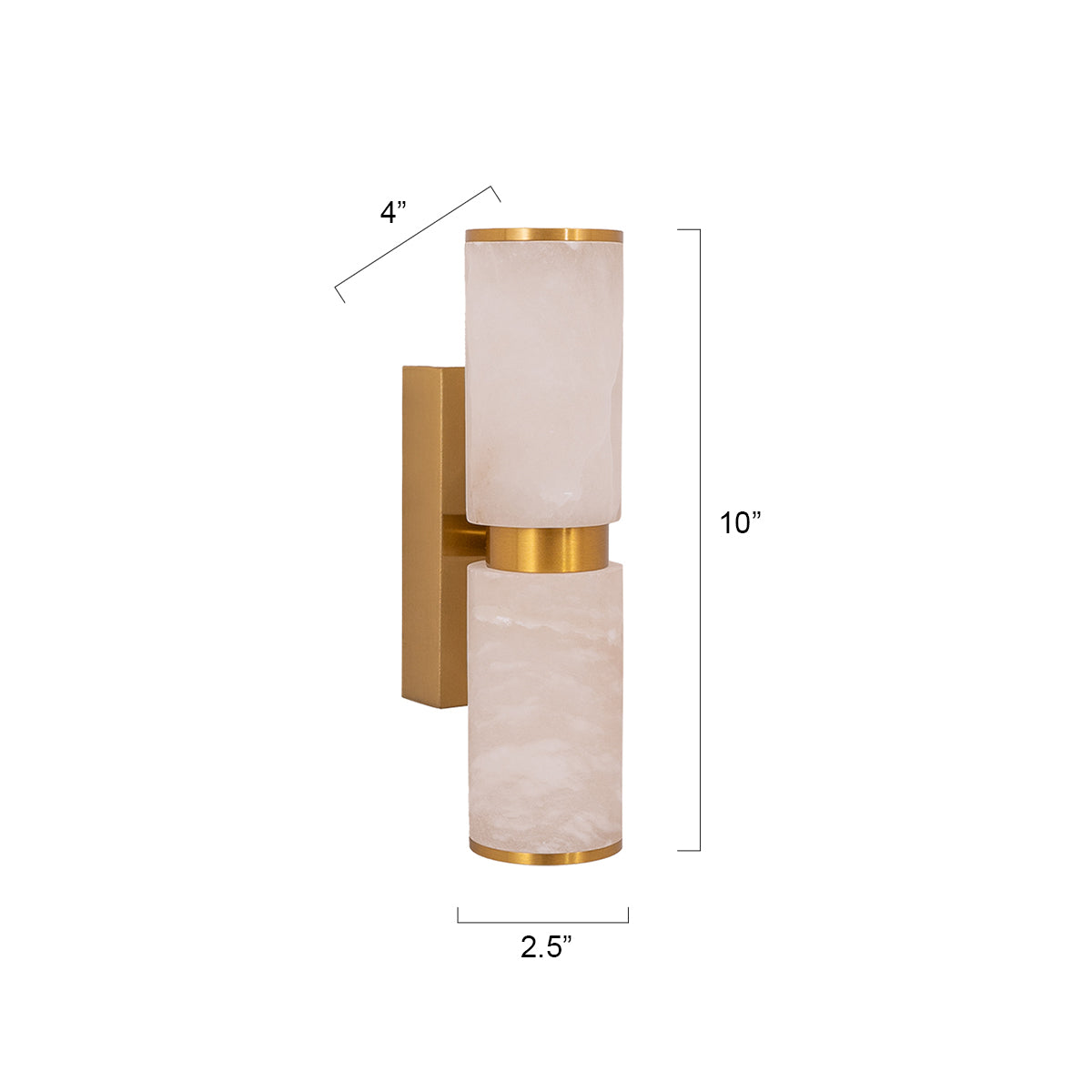 Buy Lost in Paradise Marble Wall Light size