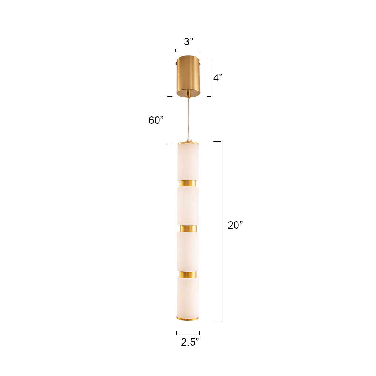 Buy Lost in Paradise Sleek LED Pendant Light size