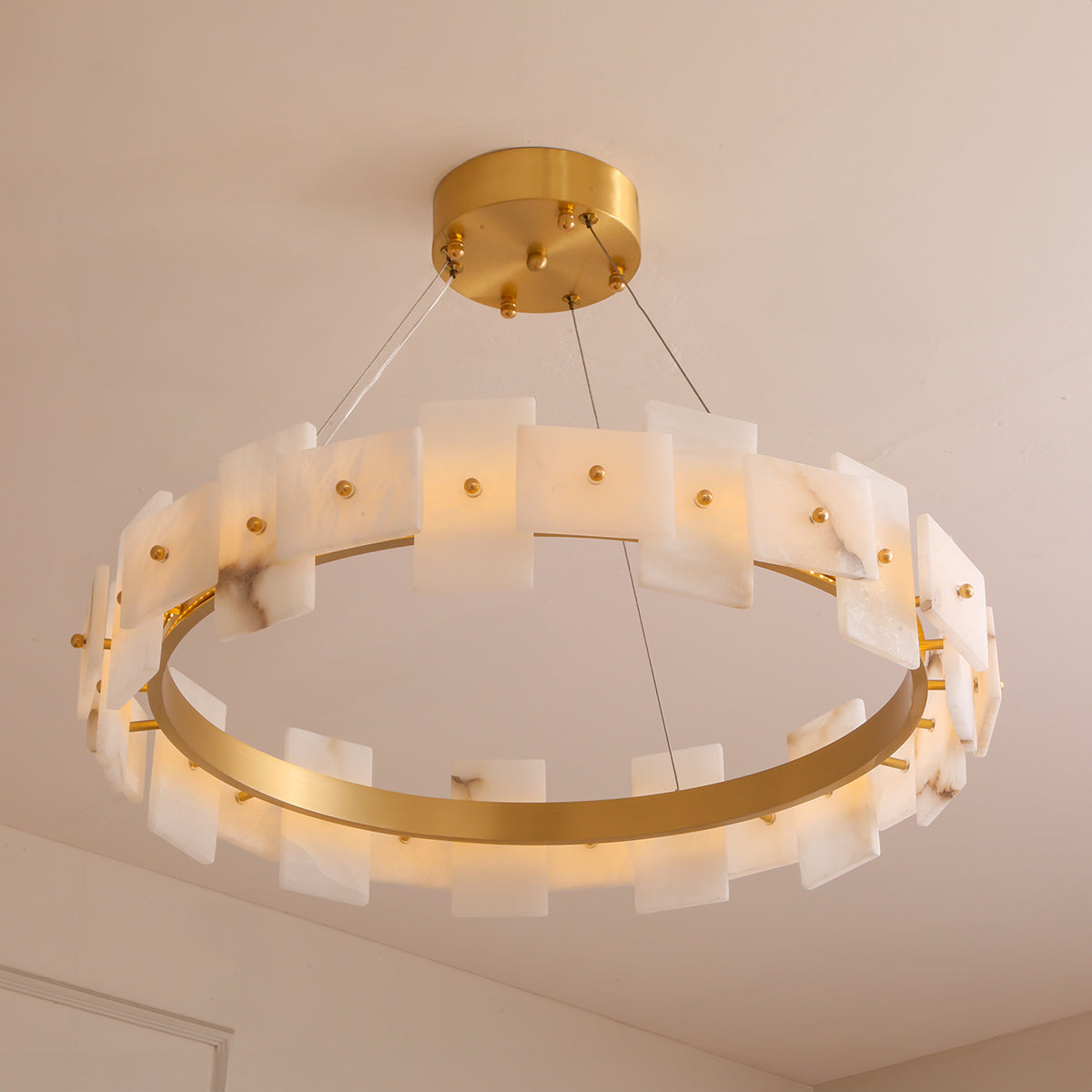 Buy Marble Bloom LED Chandelier Interior Lights