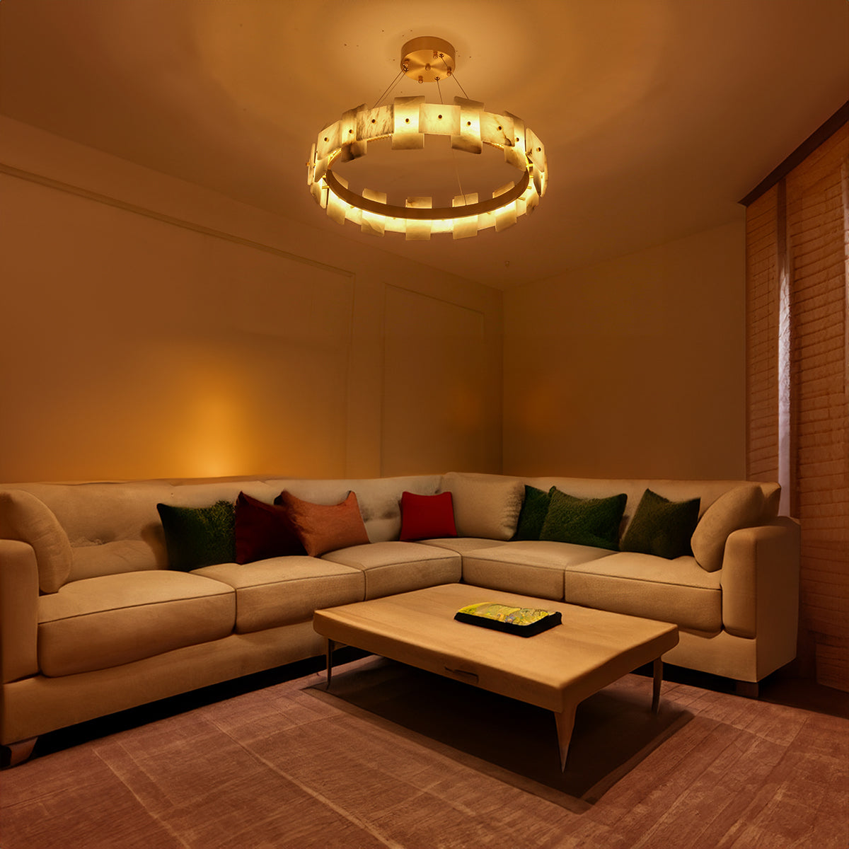 Buy Marble Bloom LED Chandelier Online