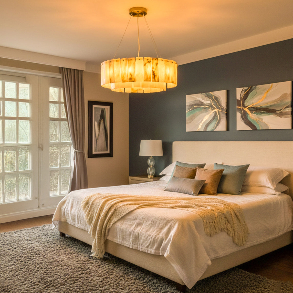 Buy Marble Cascade LED Chandelier Living Room