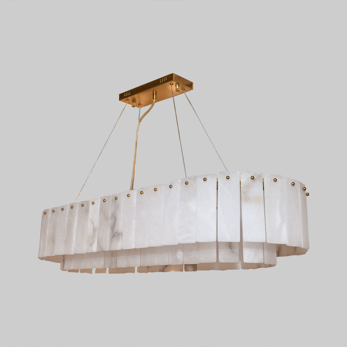 Buy Marble Cascade Long LED Chandelier online bangalore
