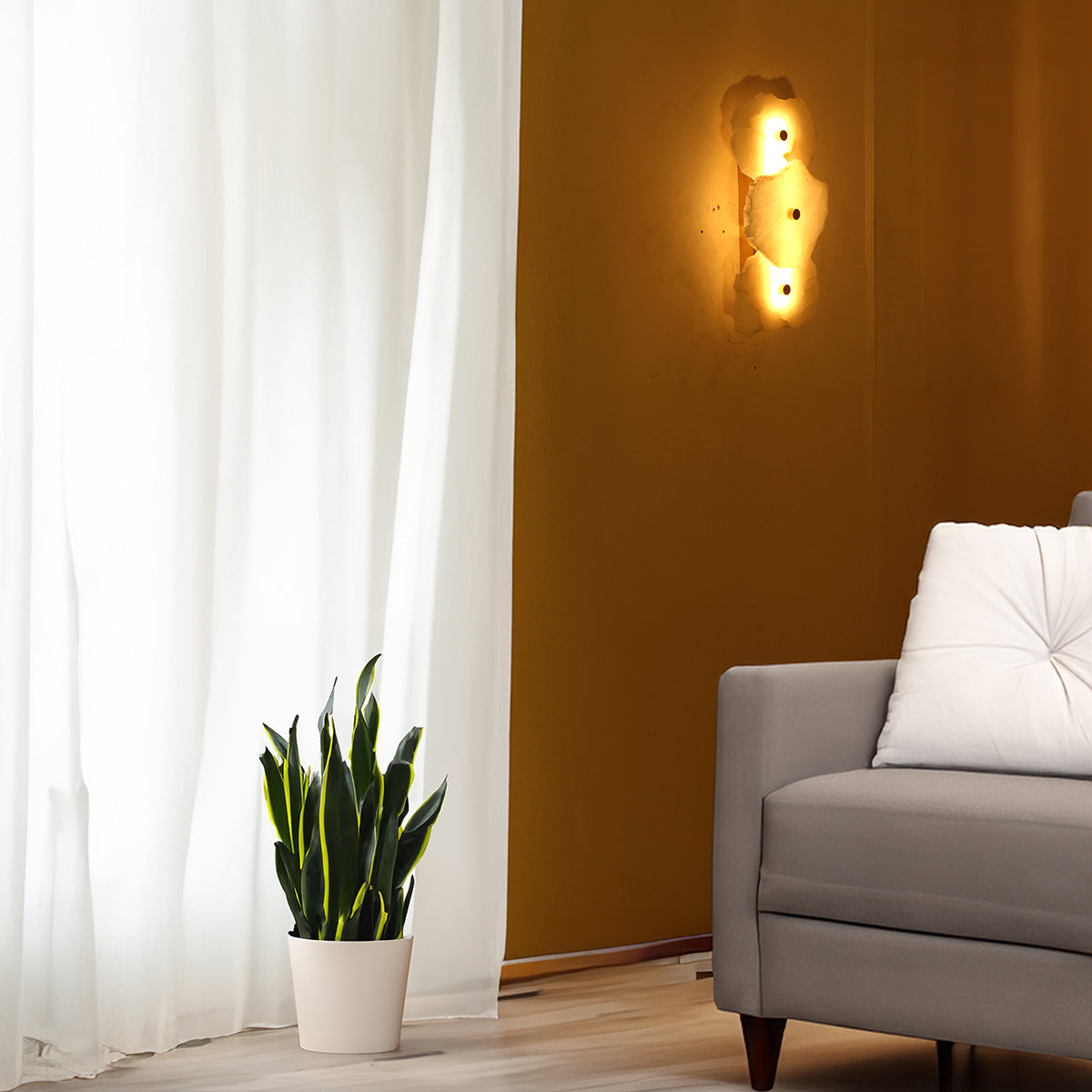 Buy Marble Gaze Triple LED Wall Light Bangalore