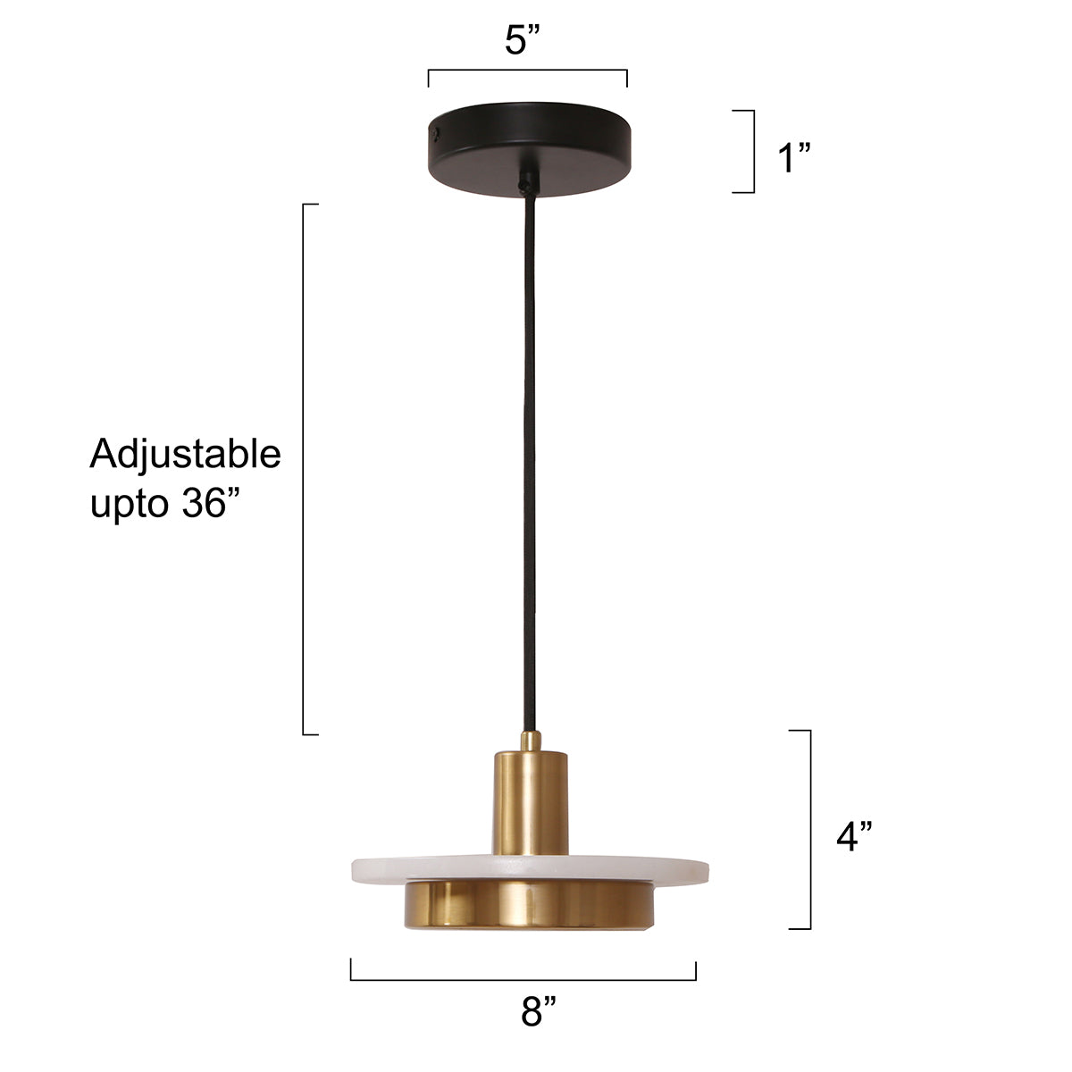 Buy Marble Glory White LED Pendant Light Online