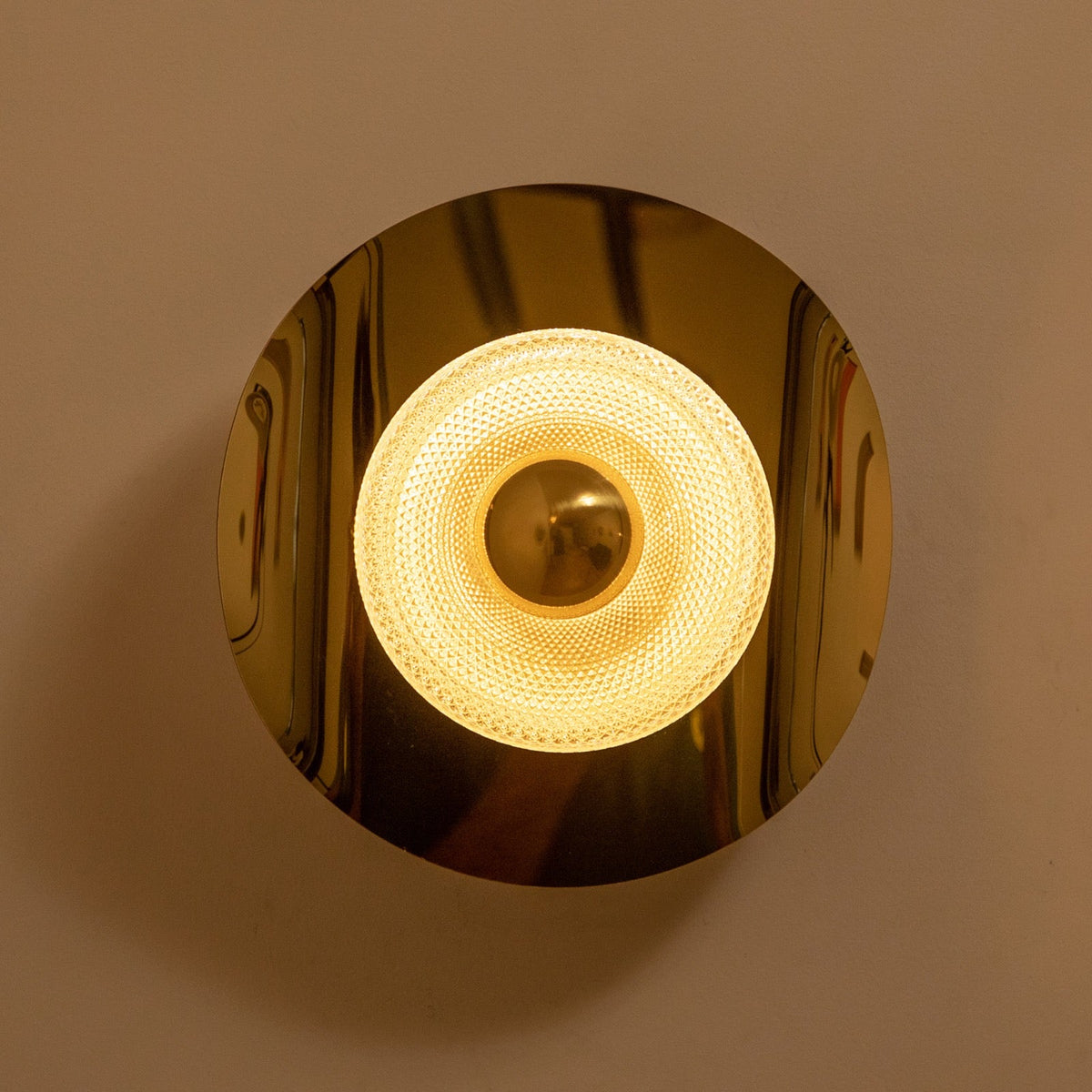 Buy Mid Night Sun Gold LED Wall Light warm light