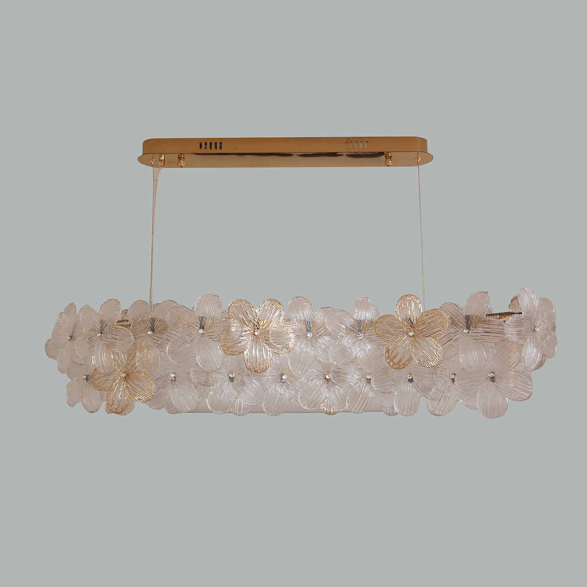 Buy Mystic Glow Smart ( Dimmable & Remote) Rectangle LED Chandelier Living Room