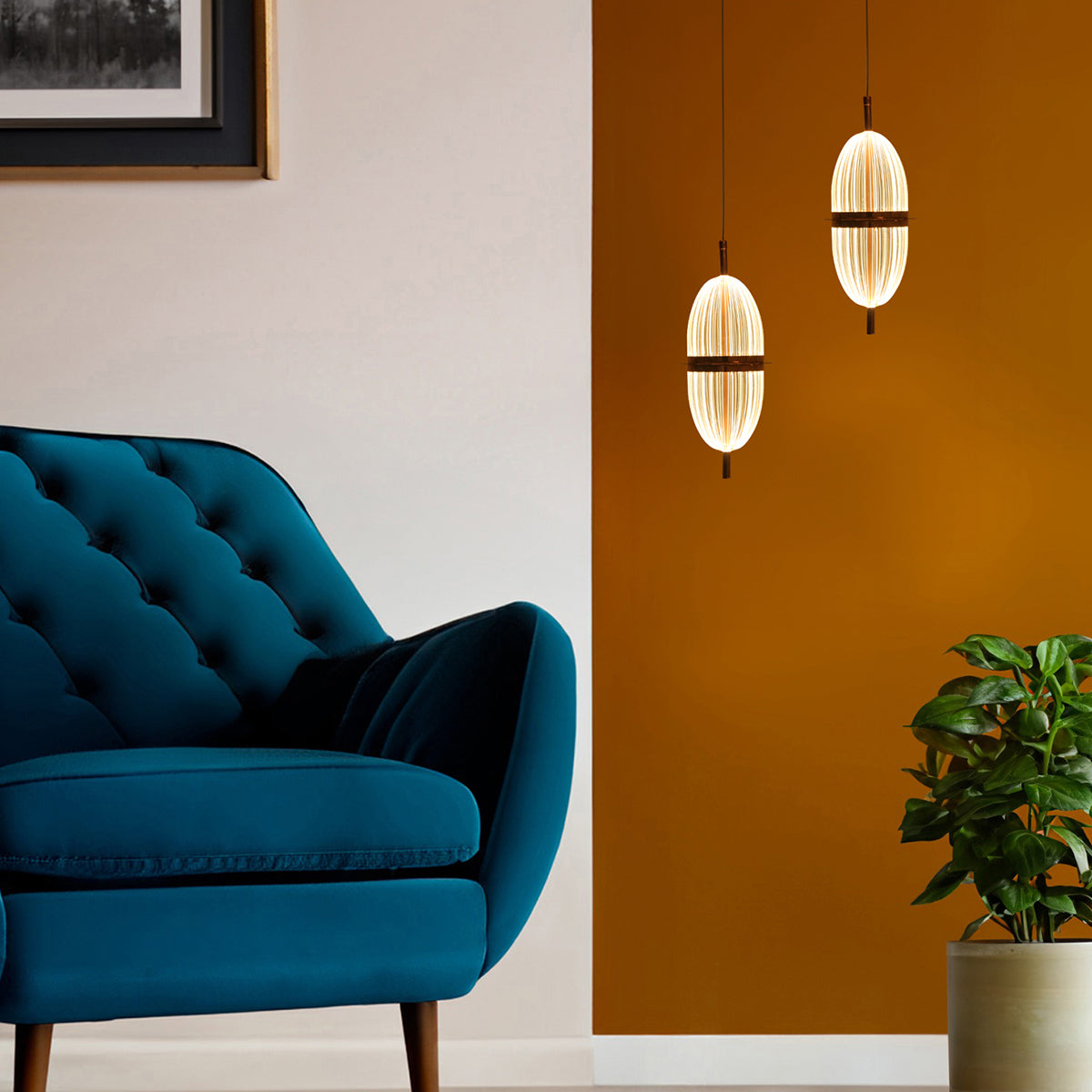 Buy Nero Sleek (3 Colour) LED Pendant Light Bangalore