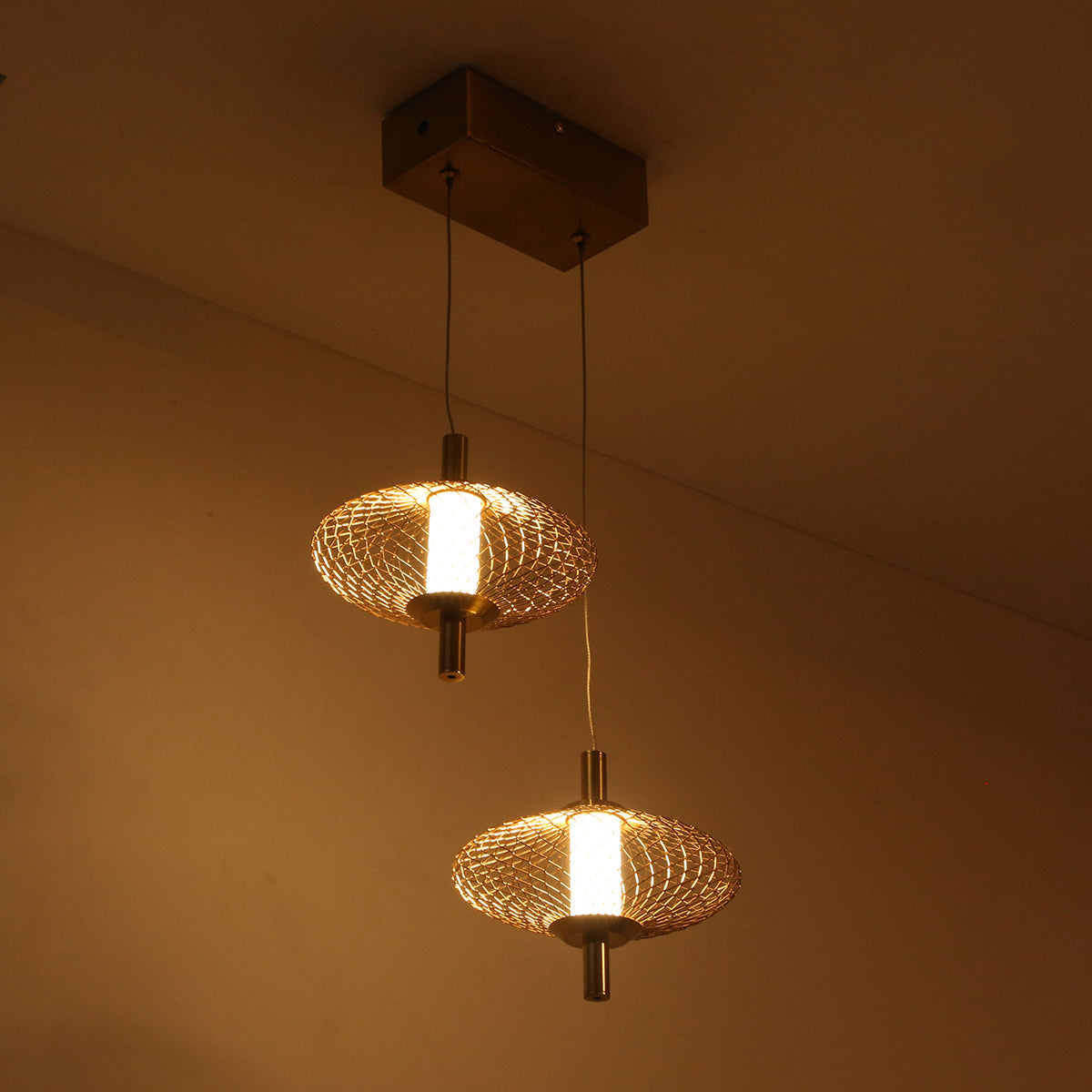 Buy Nested Small Double LED Pendant Light Interior Lights