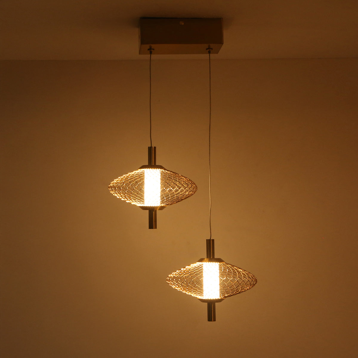 Buy Nested Small Double LED Pendant Light Online