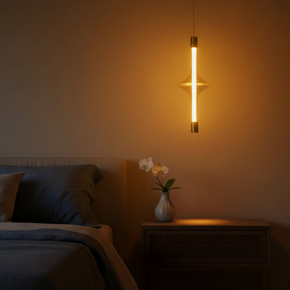 Buy Nora Amber LED Pendant Light Bangalore