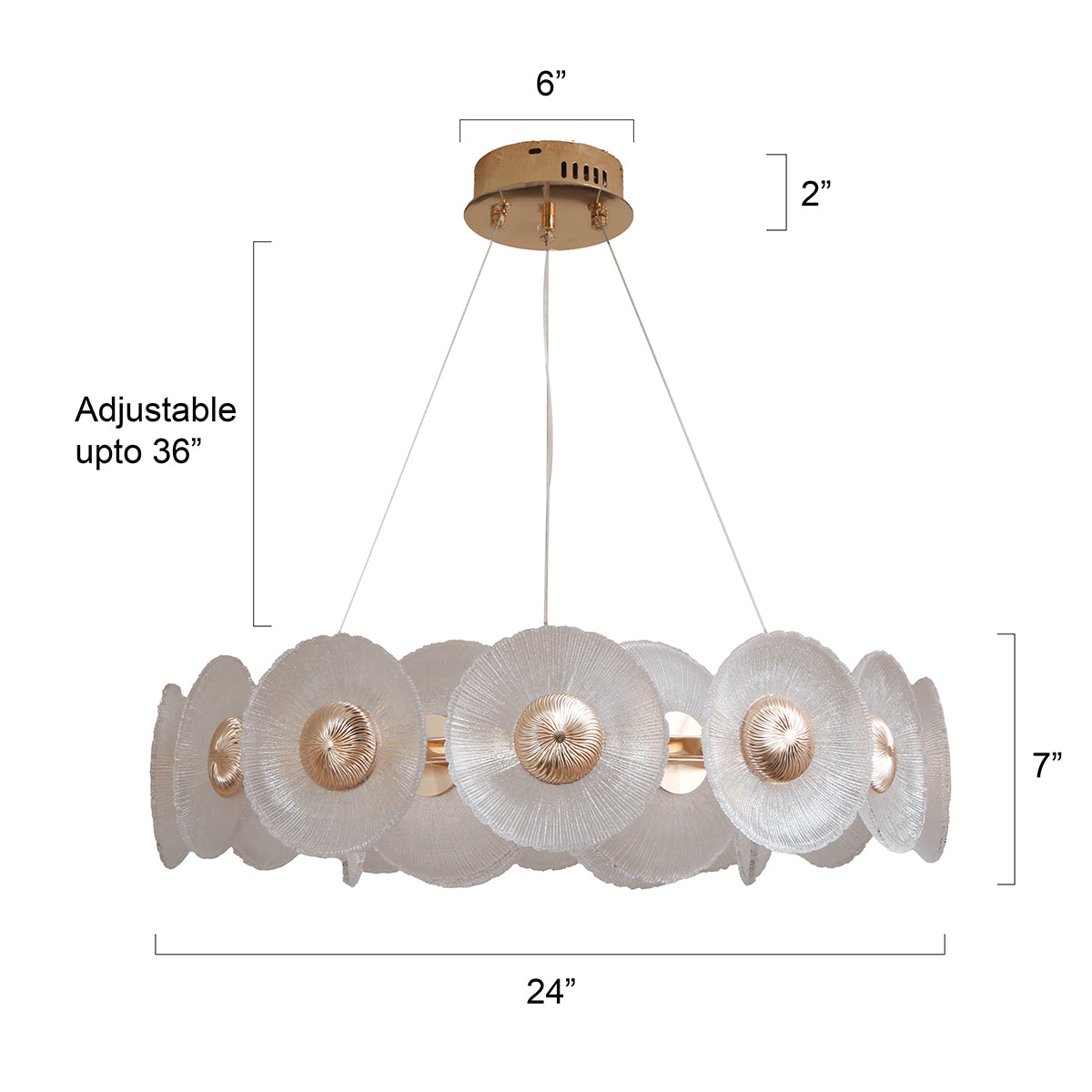 Buy Northern Lights (3 Colour ) LED Chandelier Decorative Lights