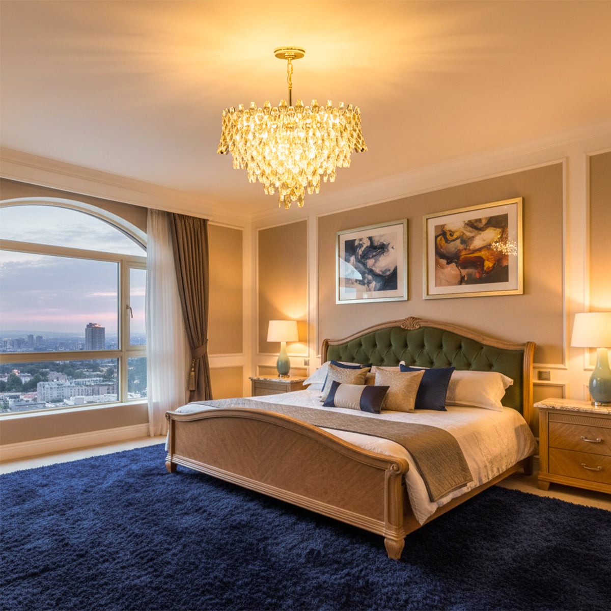 Buy Nova Crystal Chandelier bed room