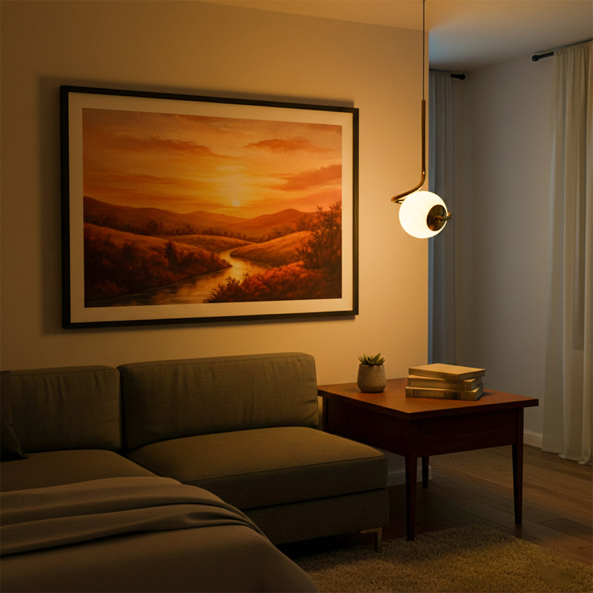 Buy Paris Rose gold LED Pendant Light Living Room