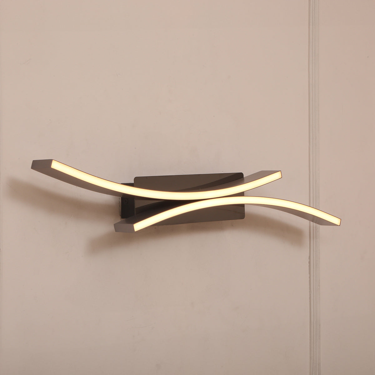 Buy Pawan Medium Black LED Wall Light Interior Lights 