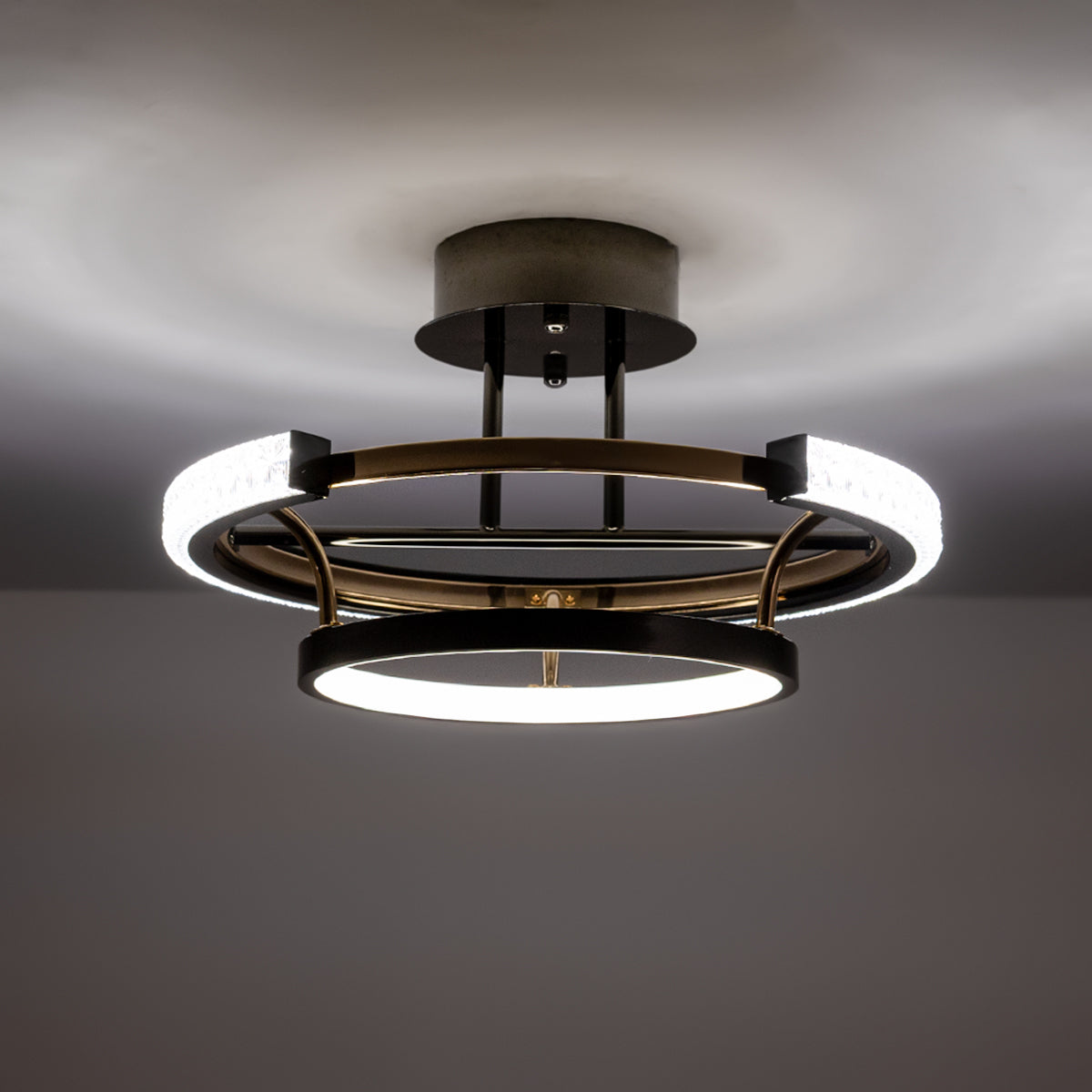 Buy Picture Perfect Dimmable Remote LED Chandelier bangalore home